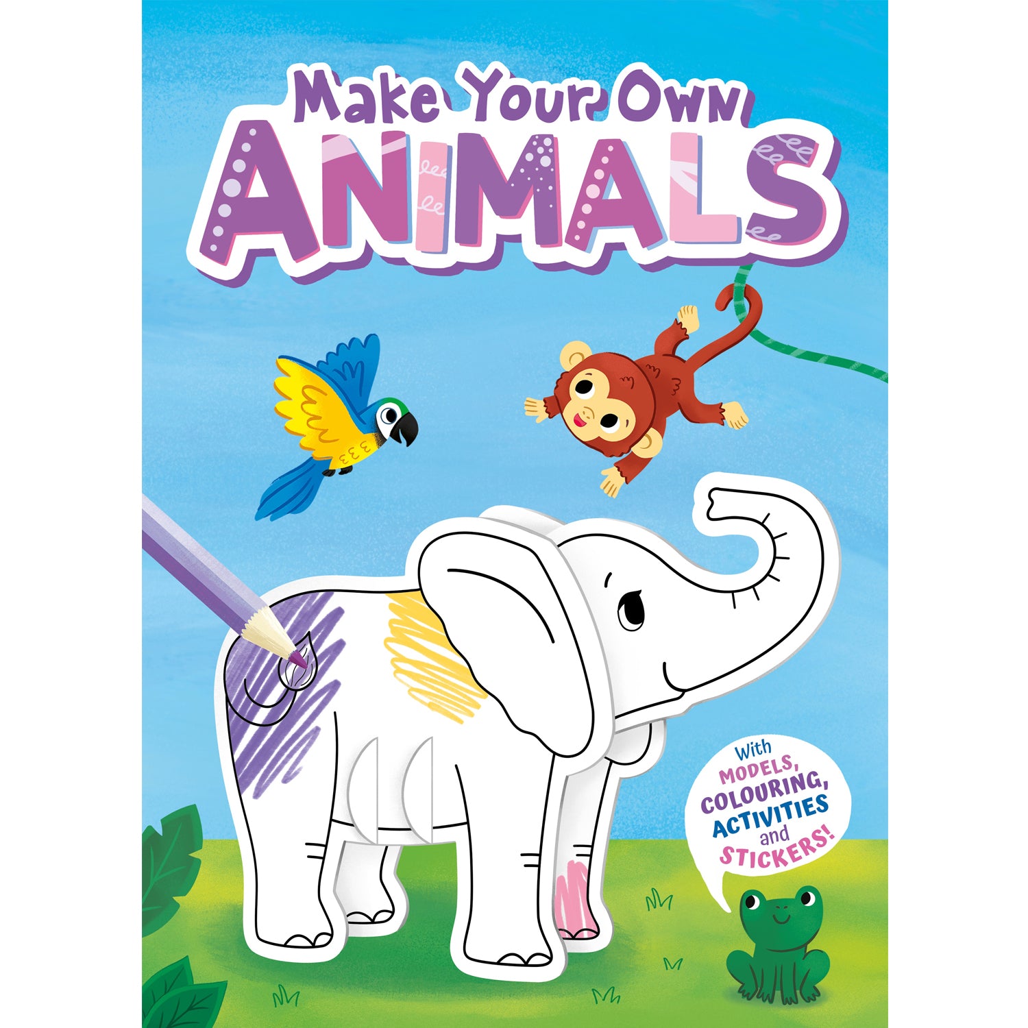 Make Your Own Animals with Models, Colouring, Activities and Stickers