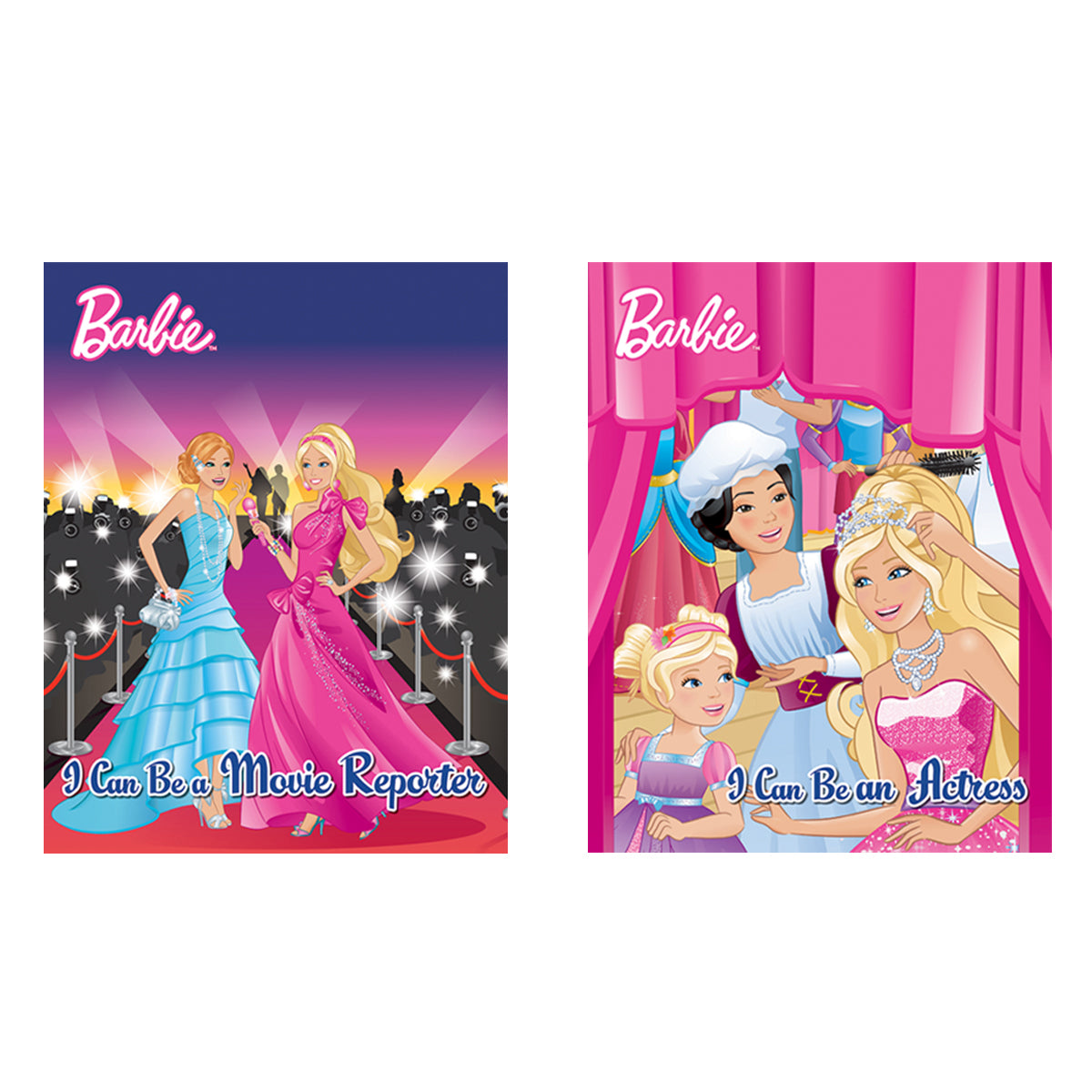 Barbie Movie Career Stories Set of 2 Book Hardcover Parragon