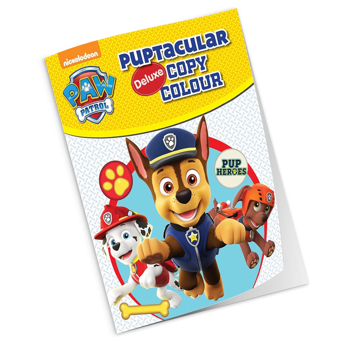 Awesome Set of 3 Copy Colouring Books | Spongebob Squarepants, Teenage Mutant Ninja Turtles & PAW Patrol: Puptacular | For 4 to 6 Year Old