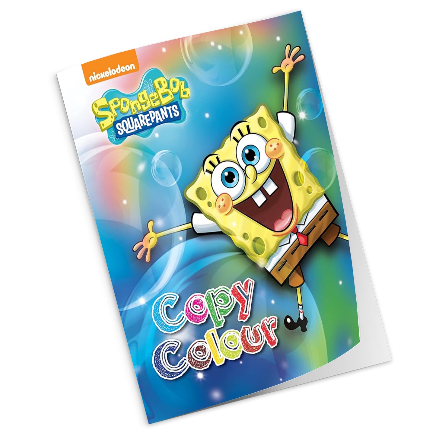 Awesome Set of 3 Copy Colouring Books | Spongebob Squarepants, Teenage Mutant Ninja Turtles & PAW Patrol: Puptacular | For 4 to 6 Year Old