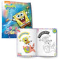 Awesome Set of 3 Copy Colouring Books | Spongebob Squarepants, Teenage Mutant Ninja Turtles & PAW Patrol: Puptacular | For 4 to 6 Year Old