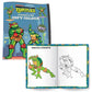 Awesome Set of 3 Copy Colouring Books | Spongebob Squarepants, Teenage Mutant Ninja Turtles & PAW Patrol: Puptacular | For 4 to 6 Year Old