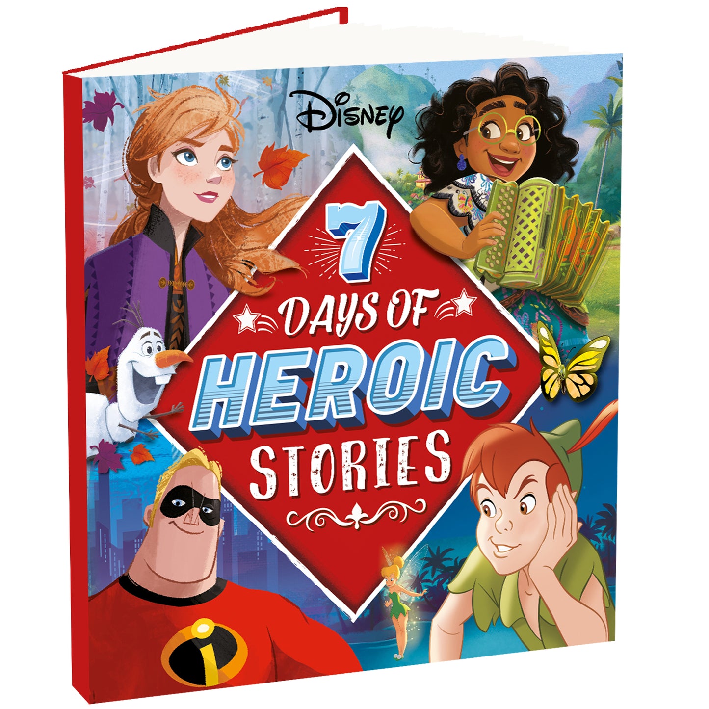 Disney 7 Days of Heroic Stories - Collection of 7 Stories| Encanto | Buzz Lightyear| Peter Pan| Raya and the Last Dragon| Onward| The Incredibles 2| Disney Frozen 2