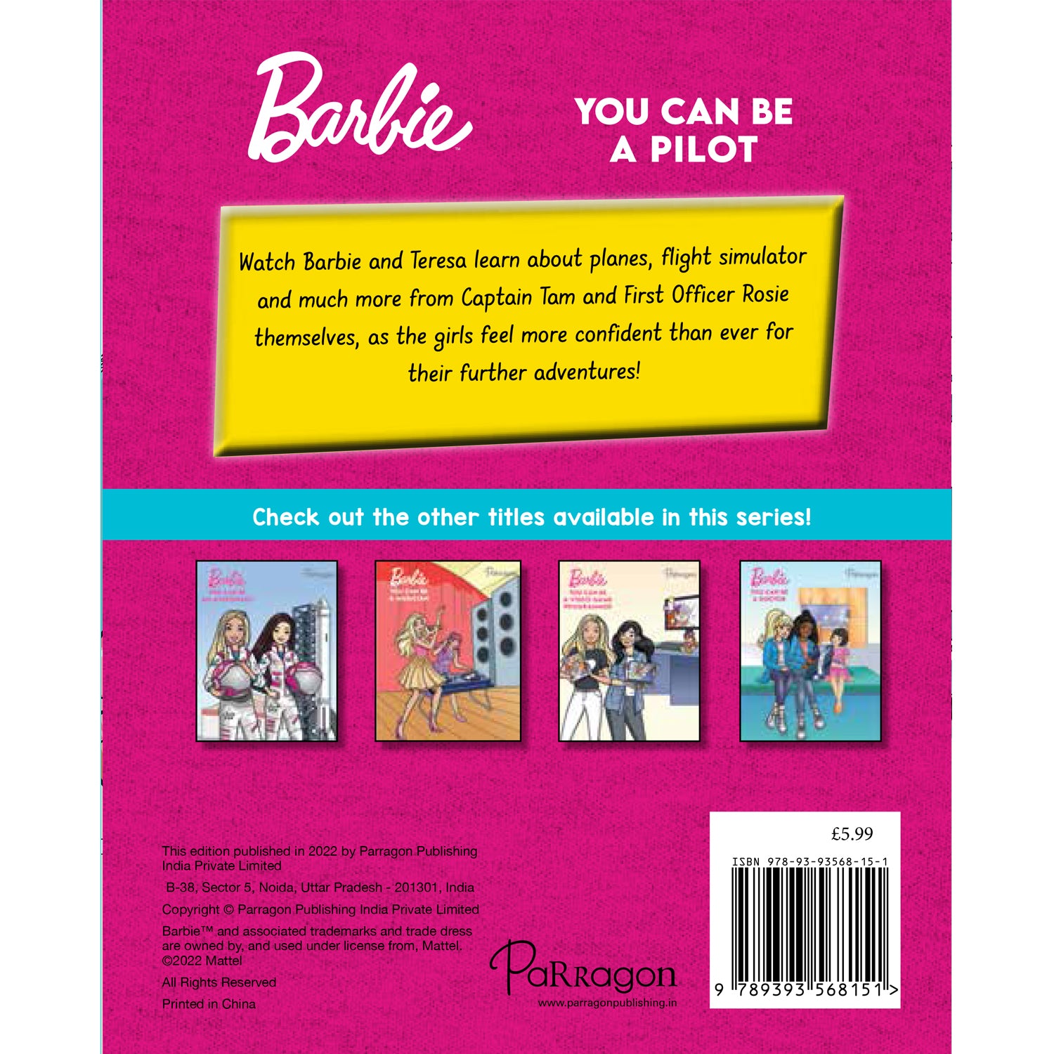 Barbie pilot hot sale