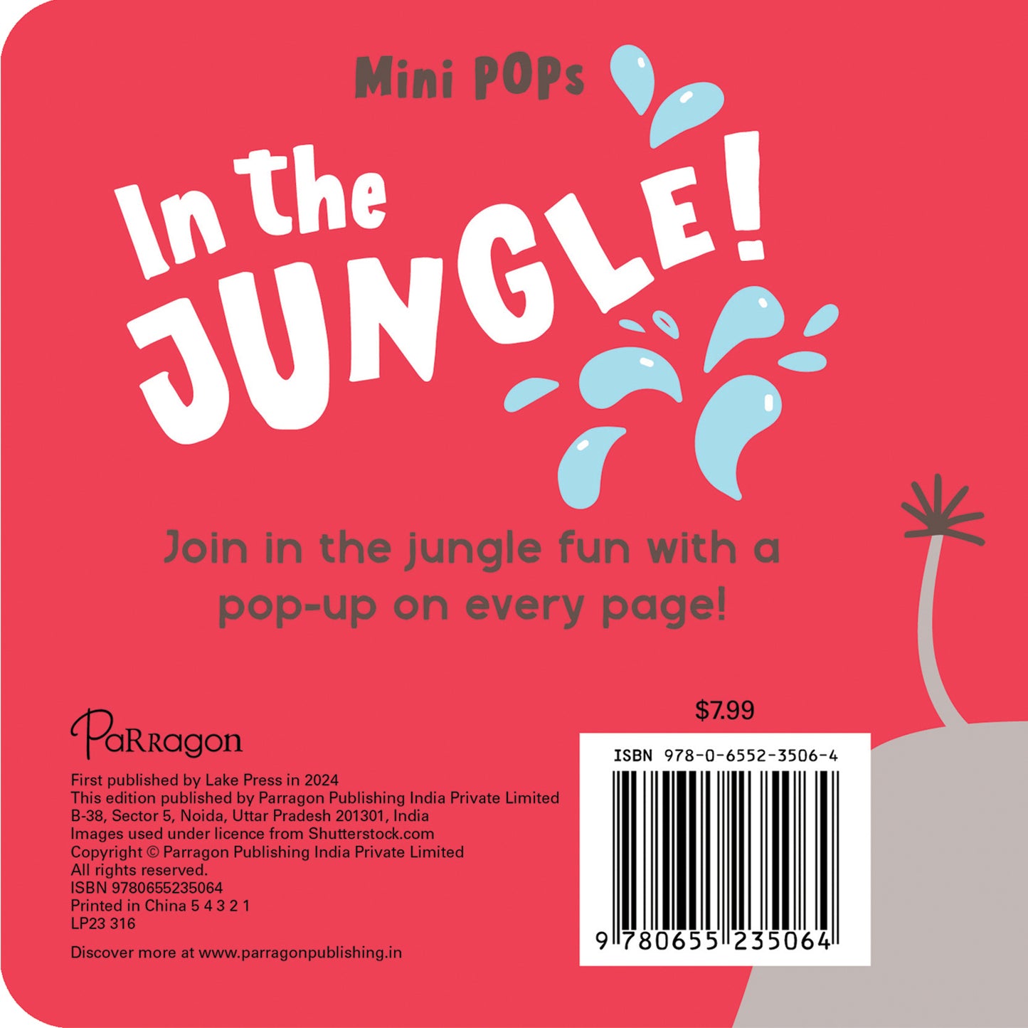 Mini Pops‐ In the Jungle (Pop-up book) | For Kids 1 to 3 Year's Old