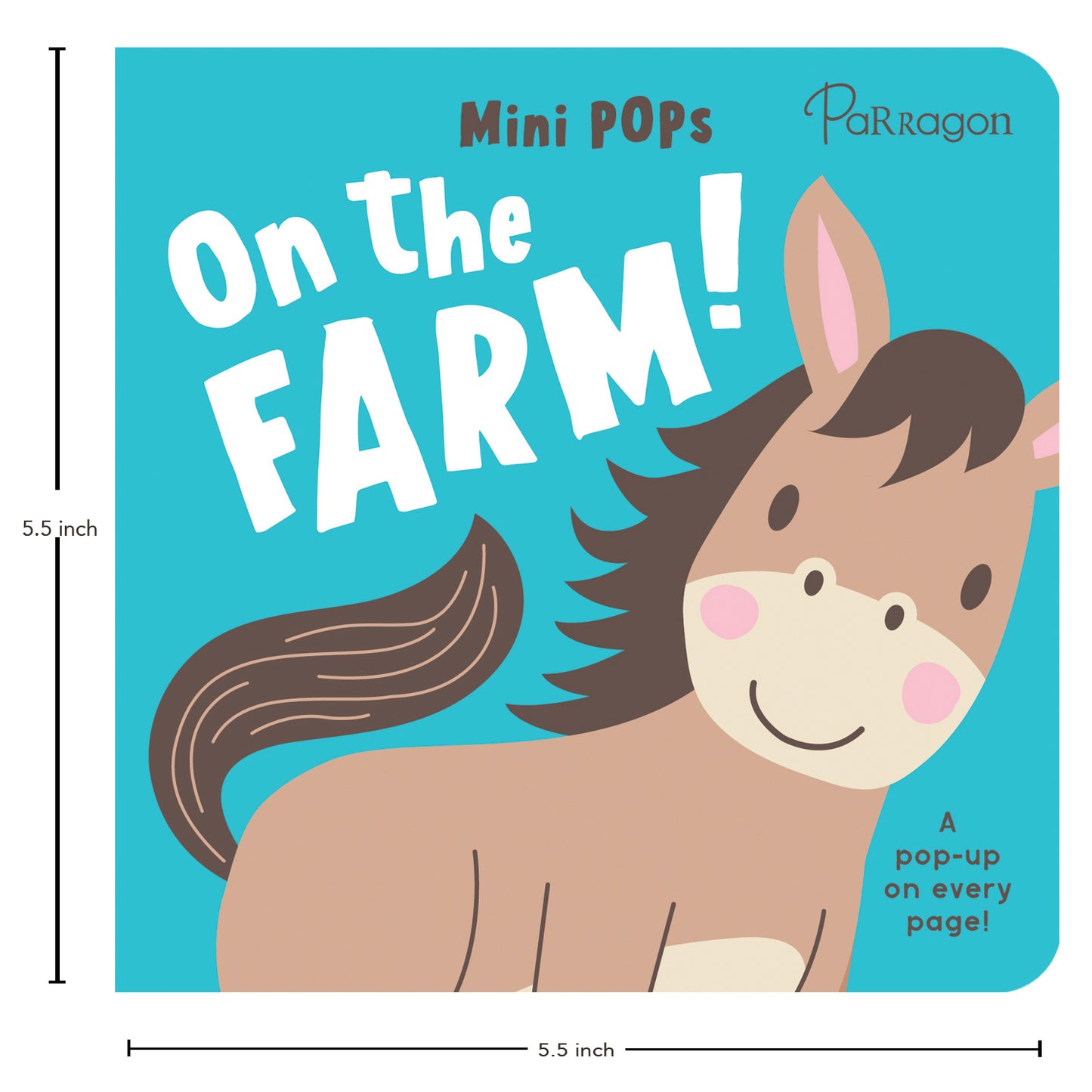 Mini Pops‐ On the Farm (Pop-up book) | For Kids 1 to 3 Year's Old