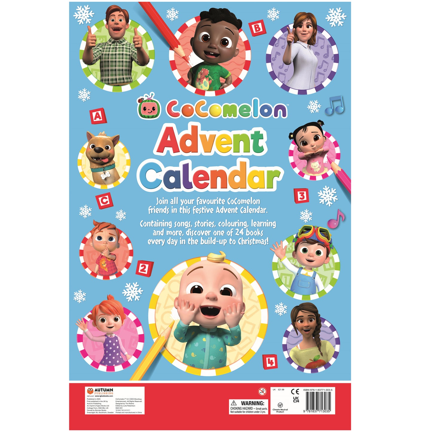 CoComelon: Advent Calendar | CoComelon rhymes and activity book | CoComelon children's books | Perfect for gifting