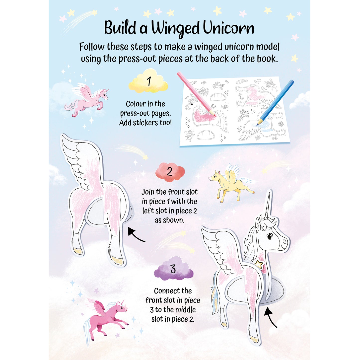 Make Your Own Unicorns with Models, Colouring, Activities and Stickers Book Parragon