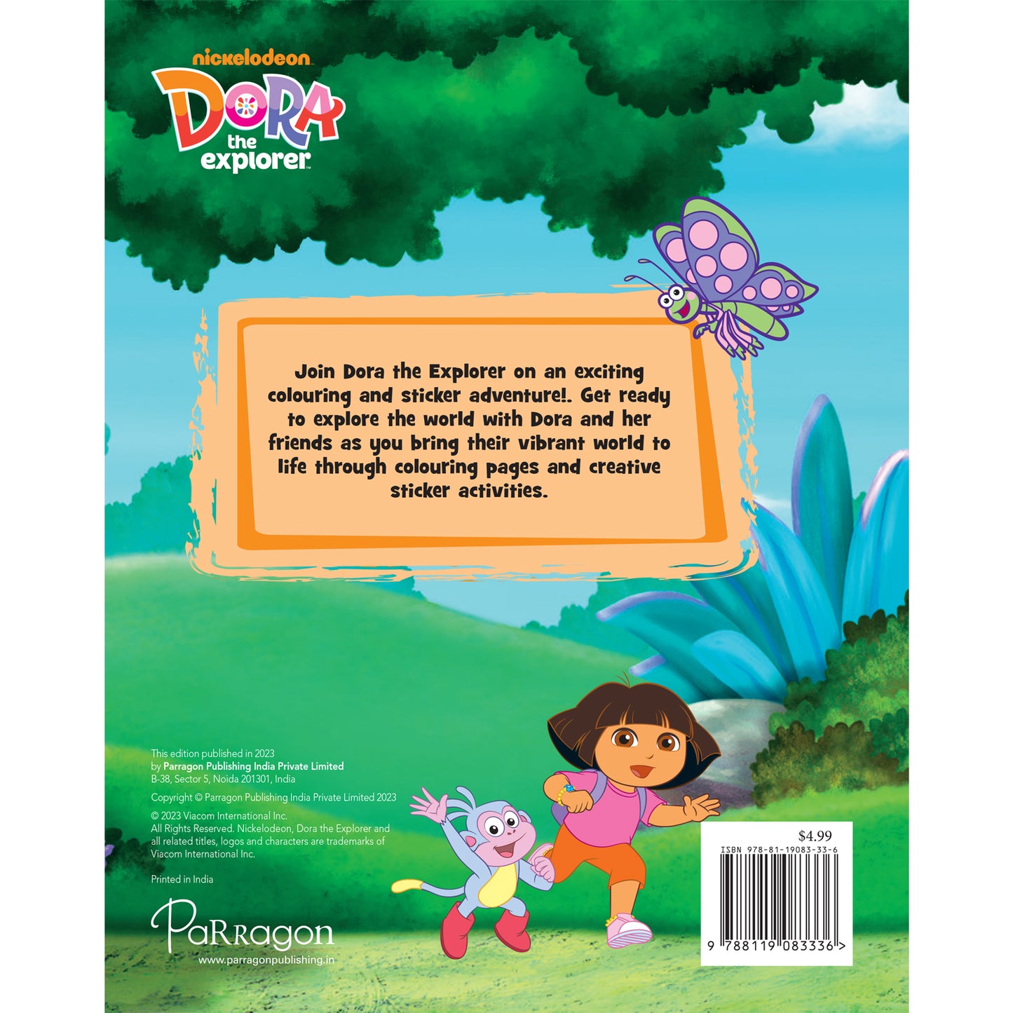 Dora the Explorer Colouring, Stickers & Activities Nickelodeon