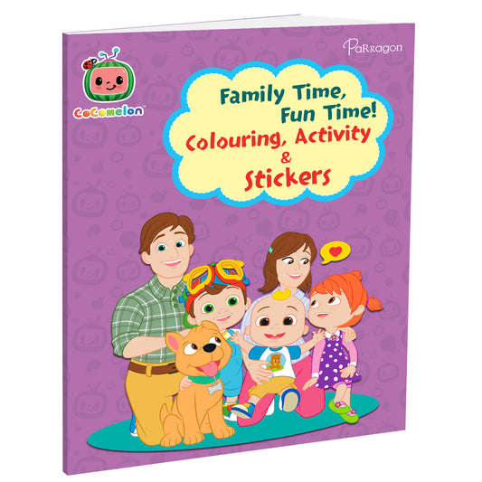 Cocomelon Family Time, Fun Time! Colouring & Activity Book Parragon