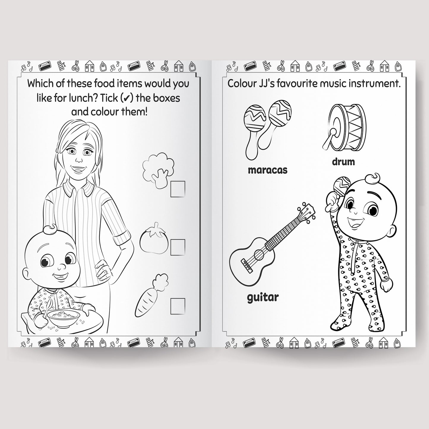 Cocomelon Family Time, Fun Time! Colouring & Activity Book Parragon