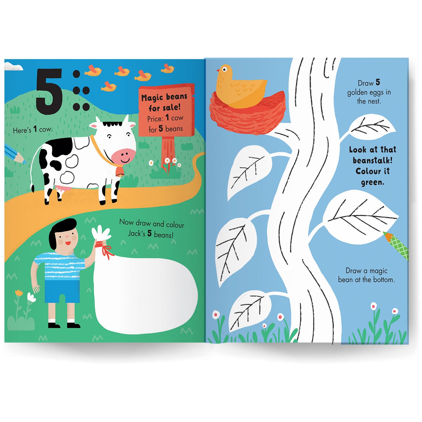 Start Little Learn Big: One, Two, Three | A Book of Numbers | For 4 to 6 Year Old Kids