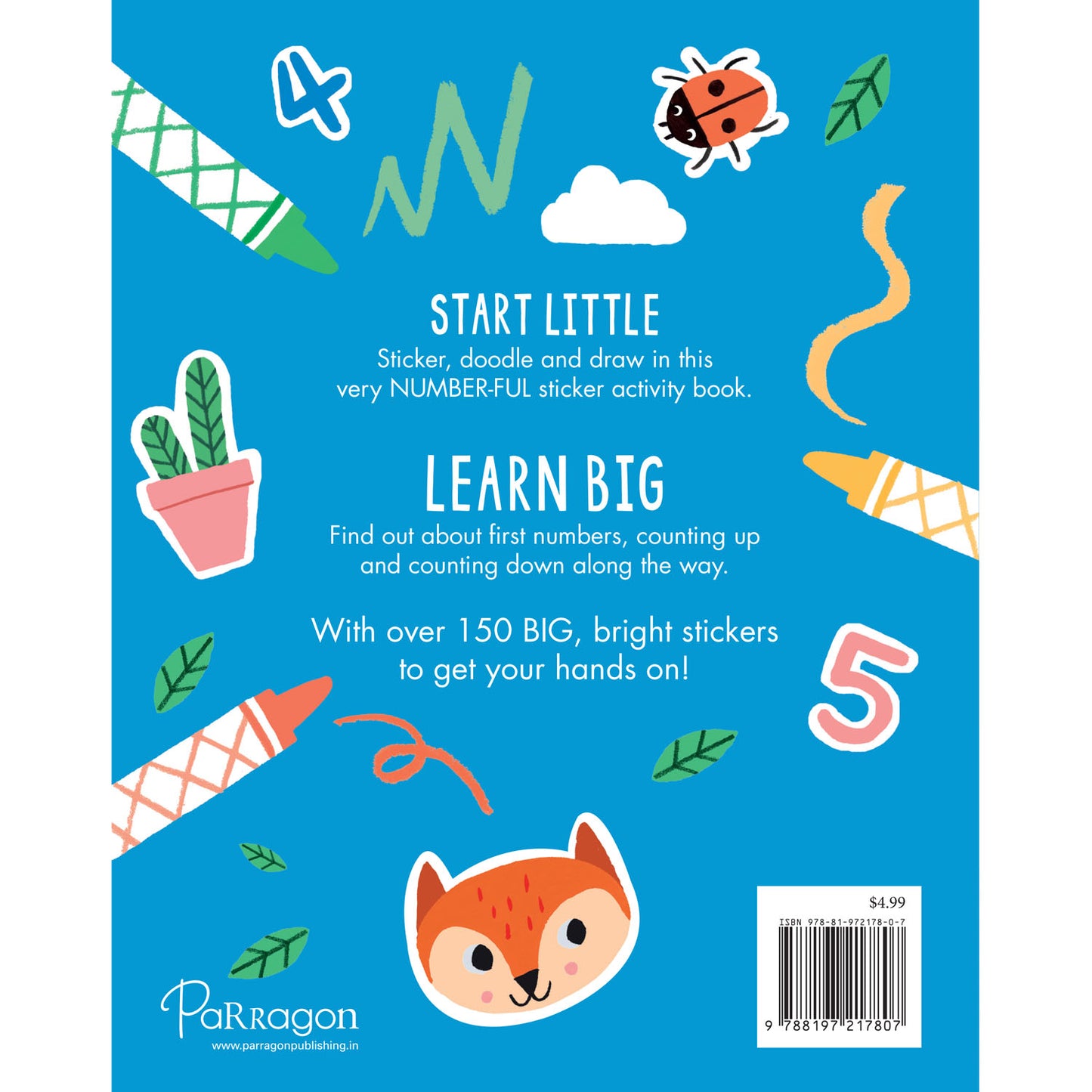 Start Little Learn Big: One, Two, Three | A Book of Numbers | For 4 to 6 Year Old Kids