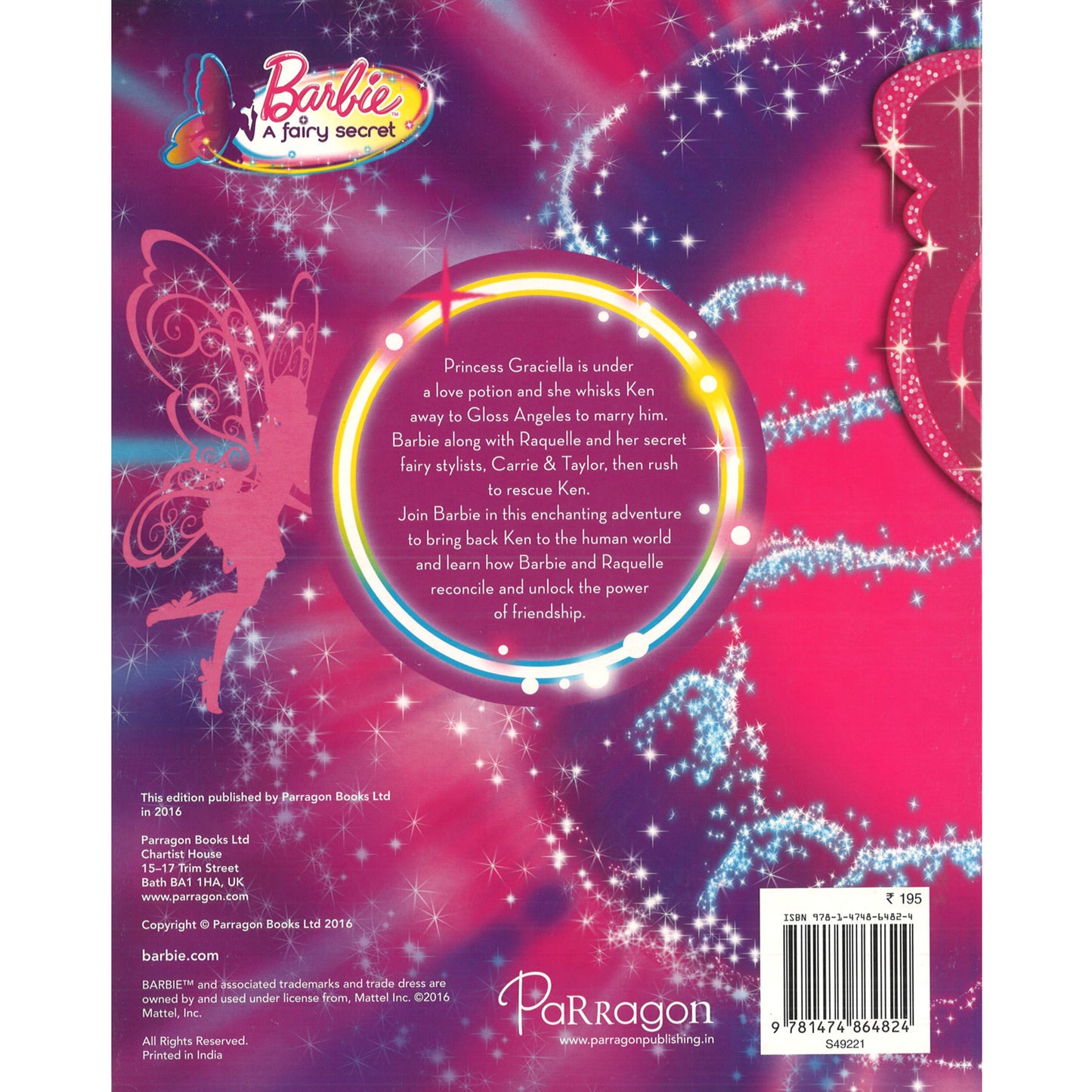 Barbie a Fairy Secret [Paperback] Parragon Books Ltd