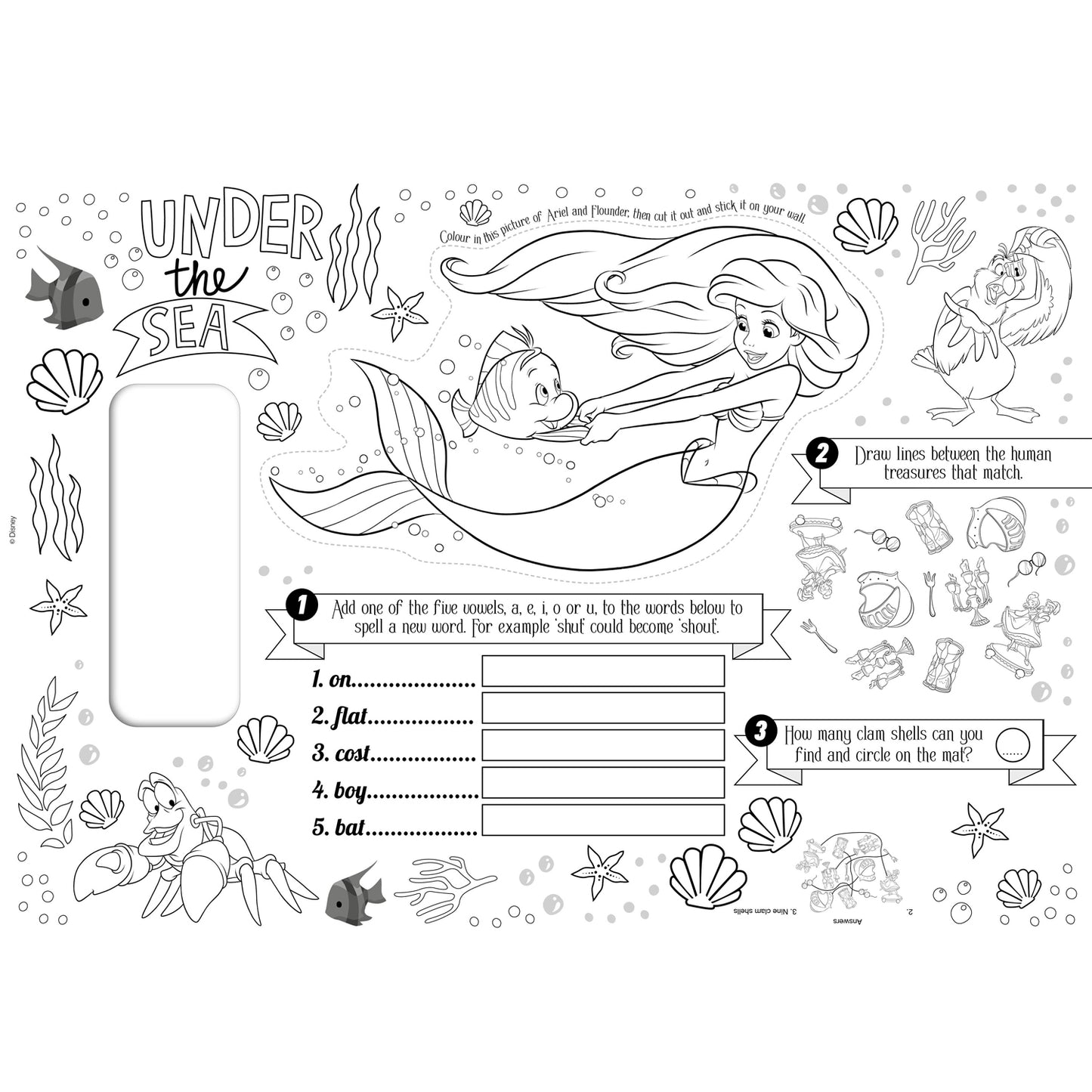 Disney Princess: Tear Off Activity Placemats [Paperback] Parragon