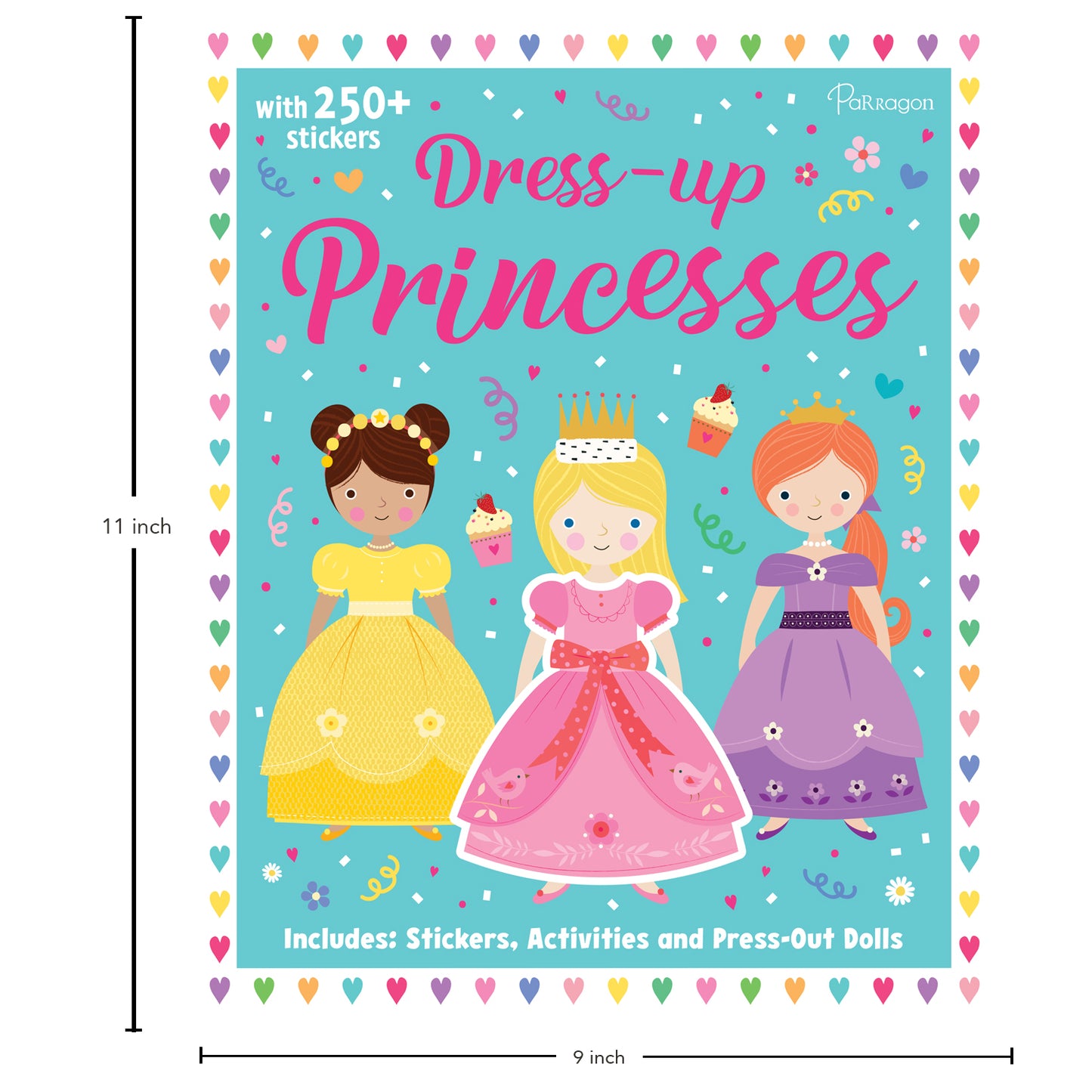 Sticker Dress-Up Book - Princesses | Create Your Own Sticker Outfits for these Princesses