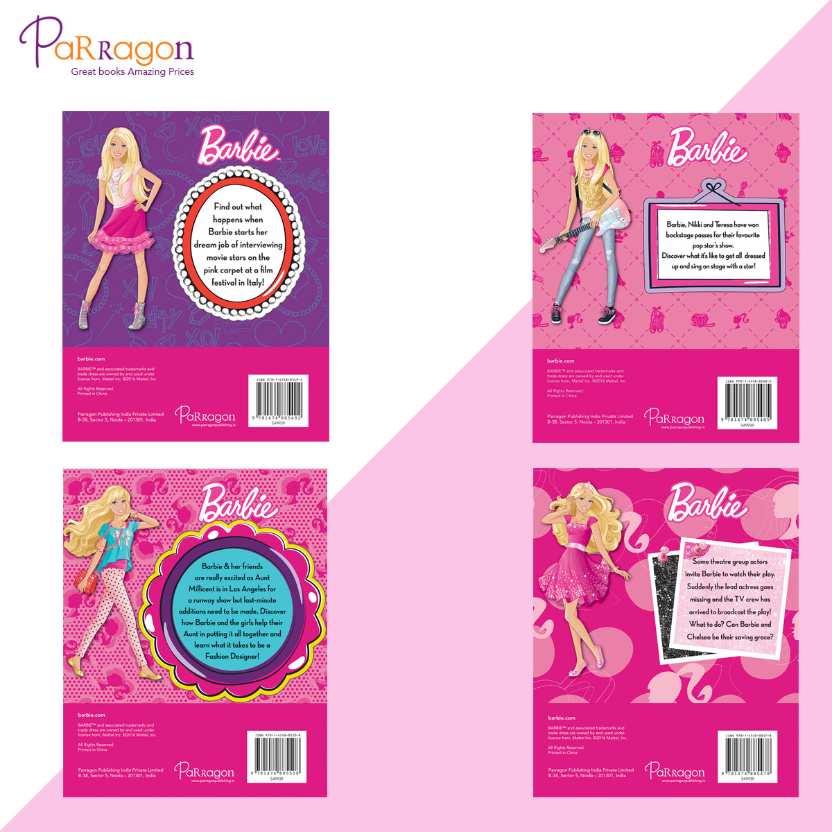 Barbie sticker hot sale books