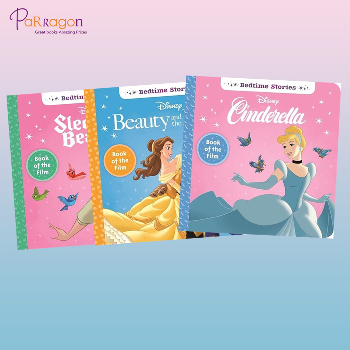 Disney Bedtime Stories (Set of 3 Books) [Board book] Parragon Publishing India