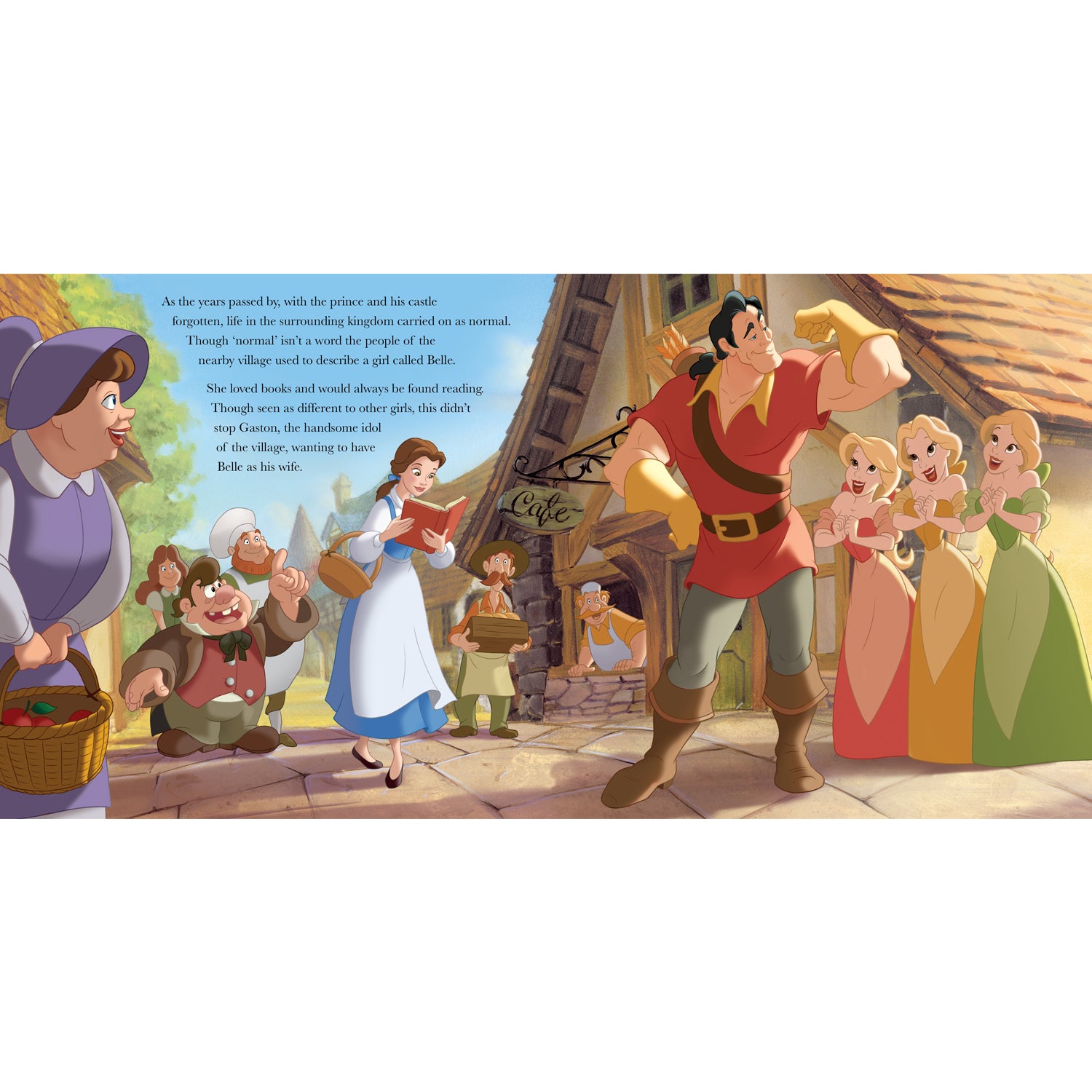 Parragon-Disney-Princess-Belle`s-Bag-of-Colours-(Shaped-Book)