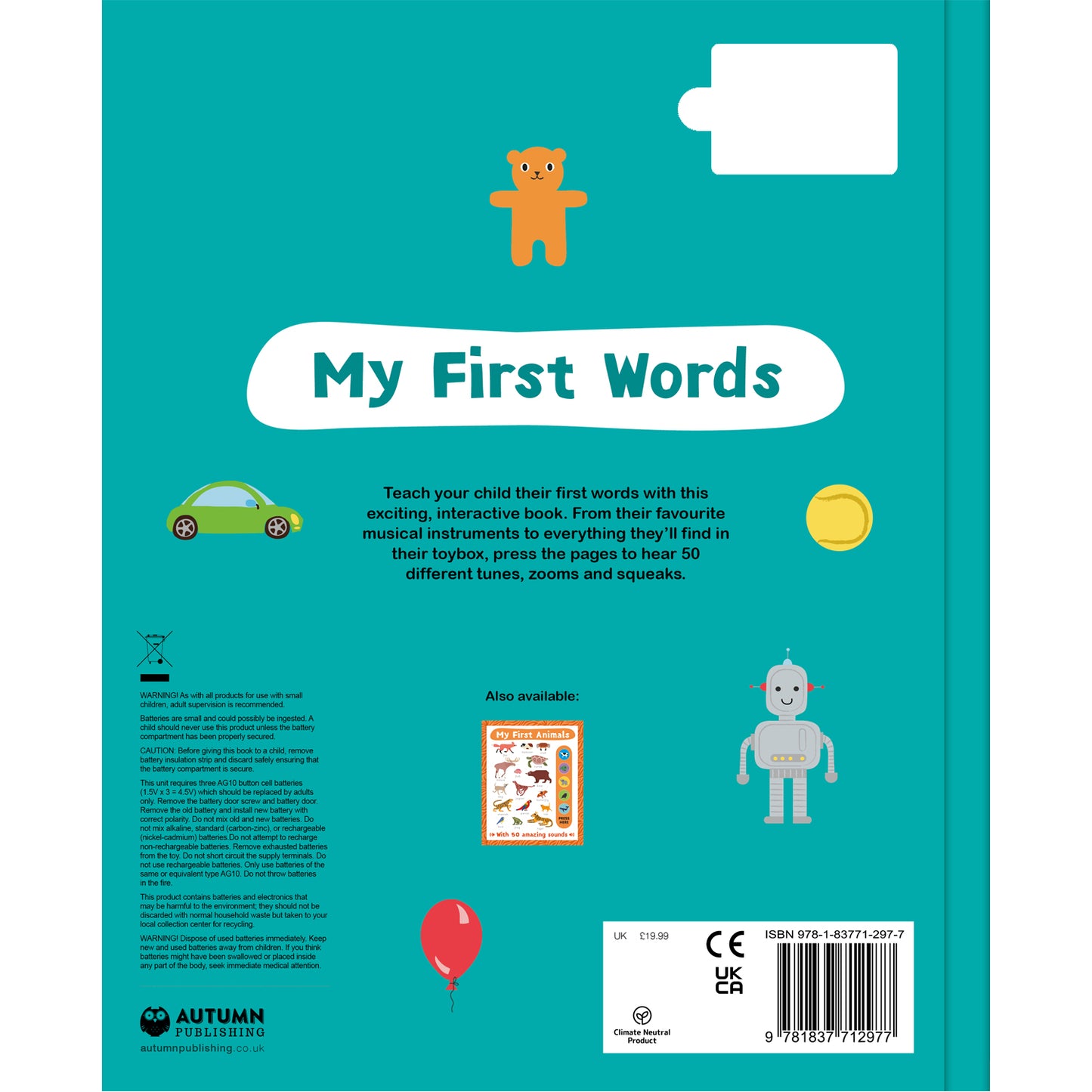 My First Words Sound Book | With 50 Amazing Sounds Book for Kids | Early Learning for Toddlers and Children