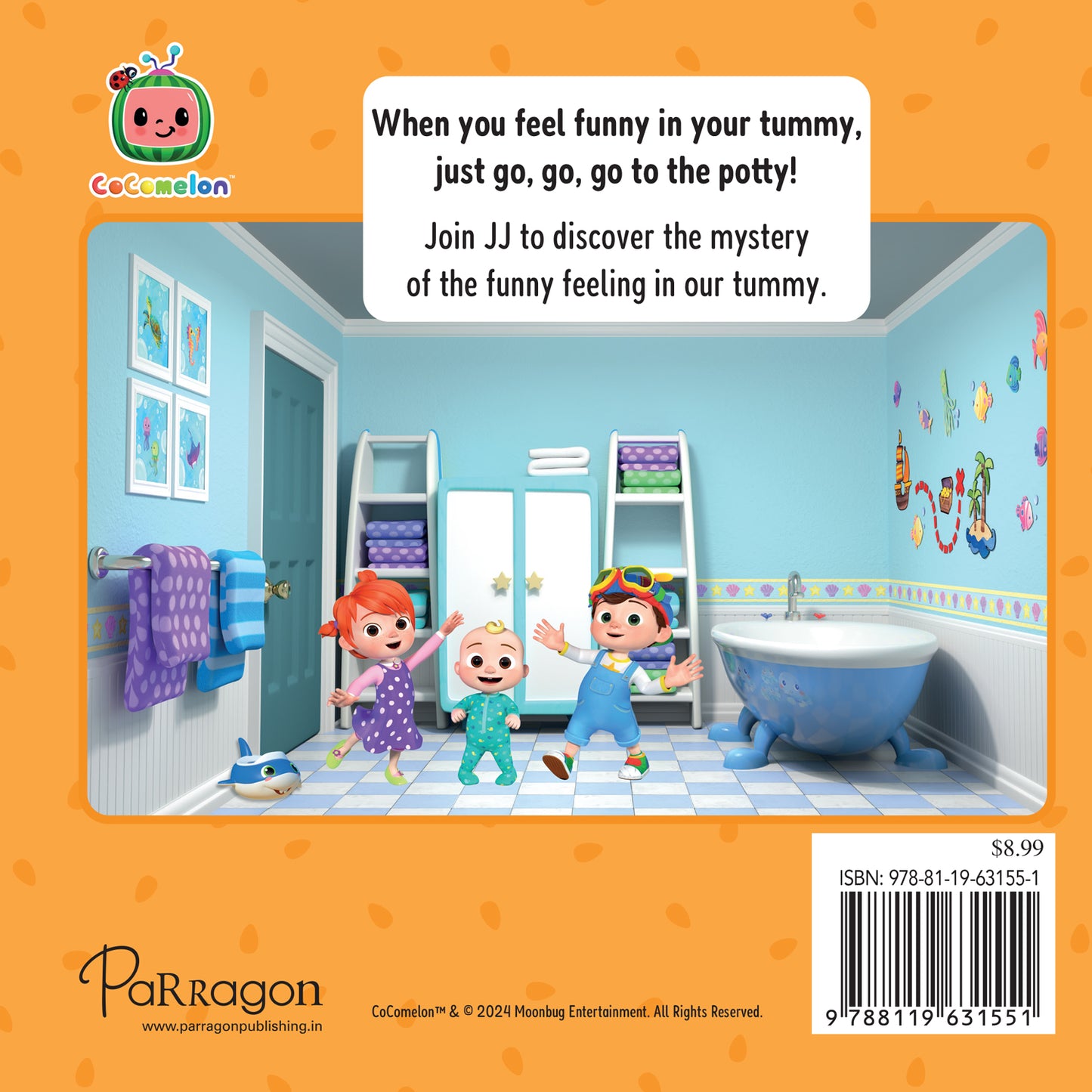 CoComelon: You Can! Sit on the Potty | Early Learning Book | For 3 to 5 Year Old Kids