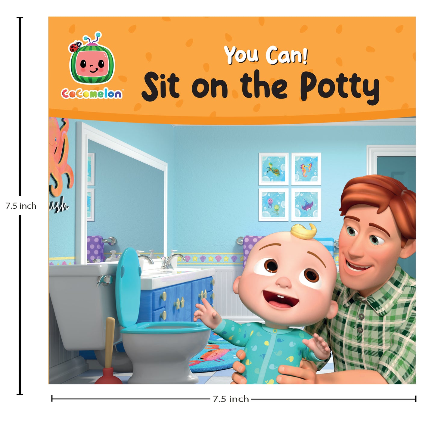 CoComelon: You Can! Sit on the Potty | Early Learning Book | For 3 to 5 Year Old Kids