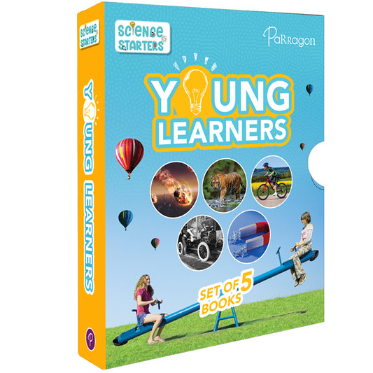 Science Starters:Young Learners | Pack of 5 Books | Reference Book for Kids | Science Activities