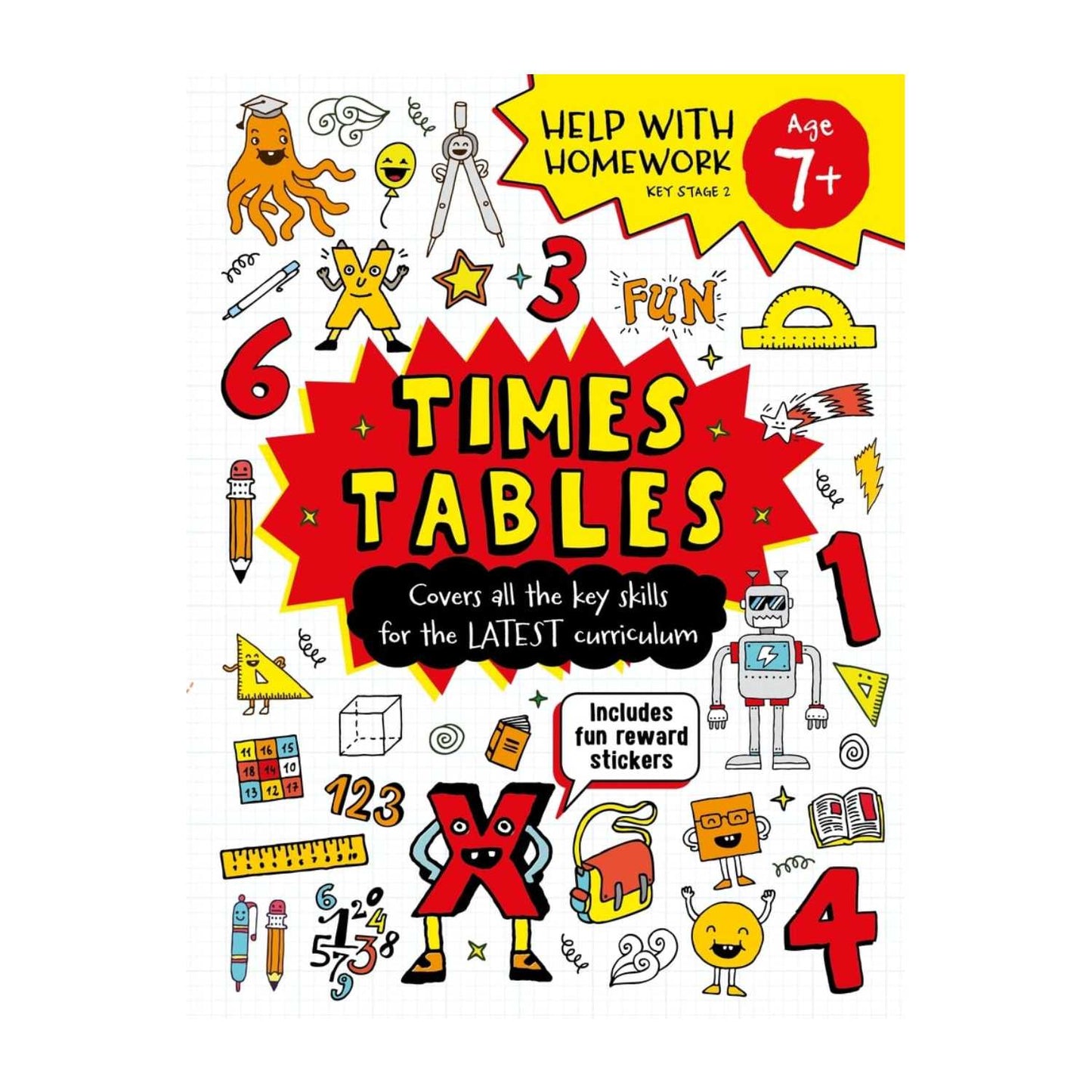 Help With Homework Times Tables (HWH Expert 7+) [Paperback]